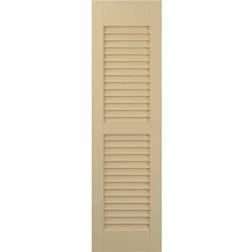 Ekena Millwork Americraft 2-Equal Louver RW101LV12X31NTH Timber Window Shutter 12x31"