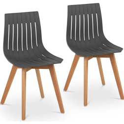 Fromm & Starck Star Seat Gray Kitchen Chair 84cm 2pcs