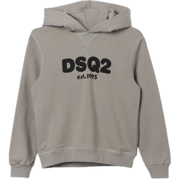 DSquared2 Kid's Logo Hoodie - Steel Grey