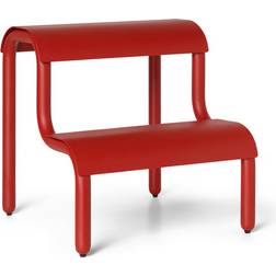 Ferm Living Up Step Poppy Red Seating Stool 36.2cm