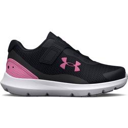 Under Armour Infant UA Surge 3 AC- Black/Flamingo