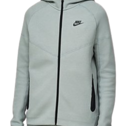 Nike Kid's Sportswear Tech Fleece Full Zip Hoodie - Mica Green/Black