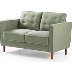 Zinus Lauren Loveseat Pear Green Sofa 52.8" 2 Seater