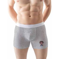 Green Fish Boxer Shorts - Grey