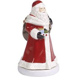 Villeroy & Boch Nostalgic Melody Santa Rotating Red Figurine 15cm