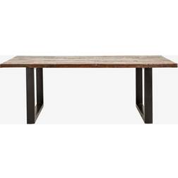 Nordal Vintage Natural/Black Spisebord 200x100cm