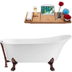 Streamline Claw Foot Bathtub (N342ORB-ORB) 160.0x71.9