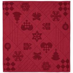 Juna Natale Tygservett Röd (45x45cm)