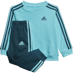 Adidas Essentials 3-Stripes Jogger Set - Light Aqua/Arctic Night