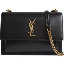 Saint Laurent Sunset Medium Crossbody Bag - Black