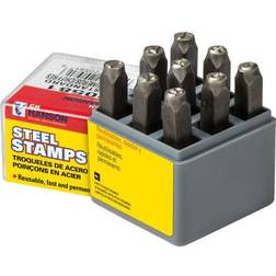 C.H. Hanson Stamp Set-1/4" Number Standard 9pcs