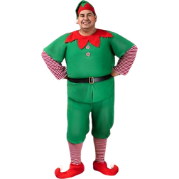 Fun Holiday Elf Costume Plus Size