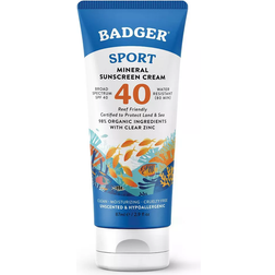 Badger Sport Mineral Sunscreen Cream SPF40 87ml