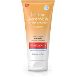 Neutrogena Oil-Free Acne Wash Cream Cleanser 200ml