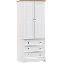 Core Products Corona White Wardrobe 76.5x187.7cm