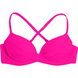 Smart & Sexy Swim Secret Convertible Push-Up Bikini Top - Fuchsia Sizzle