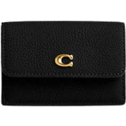 Coach Essential Mini Trifold Wallet - Brass/Black