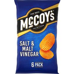 McCoy's Salt & Malt Vinegar 25g 6pack