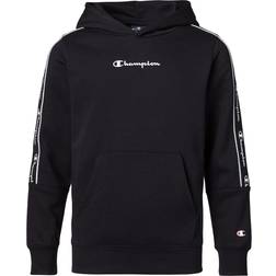 Champion Kid's Tape Insert Light Fleece Hoodie - Black Beauty (306111-KK001)