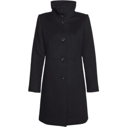 Esprit New Basic Wool Coat - Black