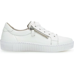 Gabor Low Smooth Leather W - White