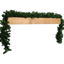 Premier Garland Plain Green Christmas Decoration 270x25cm