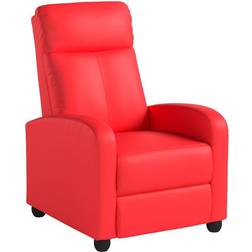 BestMassage Winback Red Armchair 34"