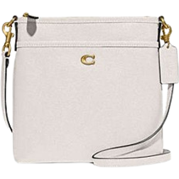 Coach Kitt Messenger Crossbody - Crossgrain Leather/Brass/Chalk