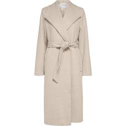 Selected Rosa Belt Coat - Sand Shell