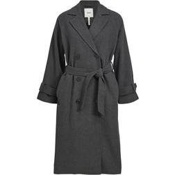 Object Keily Coat - Dark Grey Melange