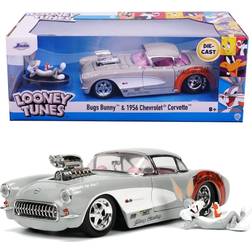 Jada Looney Tunes Bugs Bunny & 1956 Chevy Corvette 1:24