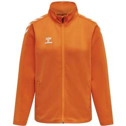 Hummel Kid's Core XK Poly Zip Sweat - Orange Tiger (212652-5190)