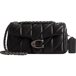 Coach Tabby Shoulder Bag 20 with Quilting - Pewter/Black