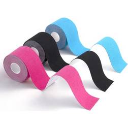 Carehabi Kinesiotape Sporttejp För Musklerna 5 m x 5 cm 3 Rullar