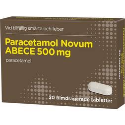 Paracetamol Novum filmdragerad 500 20 st Tablett