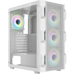 CiT Neo White Mid Tower Tempered Glass PC Case