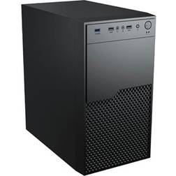 Vida Enterprise Black Office Case Micro 12cm Fan Mesh Front