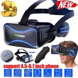 3D VR-Briller Virtual Reality Hodesett 4,5-6,7 Tommer