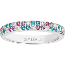 Sif Jakobs Corte Due Ring - Silver/Multicolour