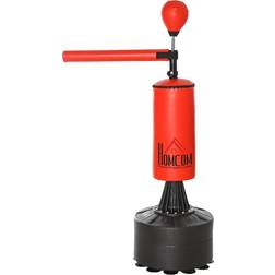 Homcom Freestanding Boxing Punch Bag Stand with Rotating Flexible Arm/ Speed Ball/ Waterable Base 55-205cm