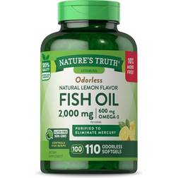 Nature's Truth Odorless Fish Oil - Lemon Flavor 110