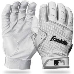 Franklin Sports 2ND Skinz Batting Gloves Adult White
