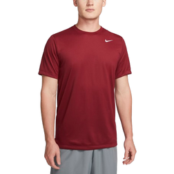 NIKE Men's Dri-FIT Legend Fitness T-shirt - Team Red/Matte Silver