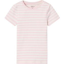 Name It Kid's Slim Fit T-shirt - Parfait Pink (13231025)