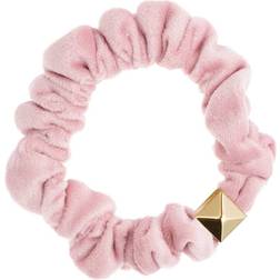 Dark Velvet Mini Scrunchie Light Rose