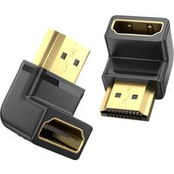 Nordic HDMI-N5016 2.1 HDMI - HDMI Angled Adapter M-F