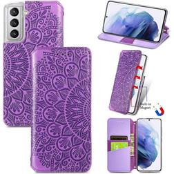 König Design Protection Wallet Cover for Galaxy S21