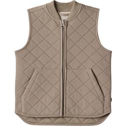 Wheat Ede Thermal Vest - Beige Stone