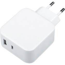 Dacota Platinum Väggladdare 2 PortarUSB-C USB-A 20/12 W