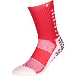 TRUsox 3.0 Grip Mid Calf Length Socks - Red
